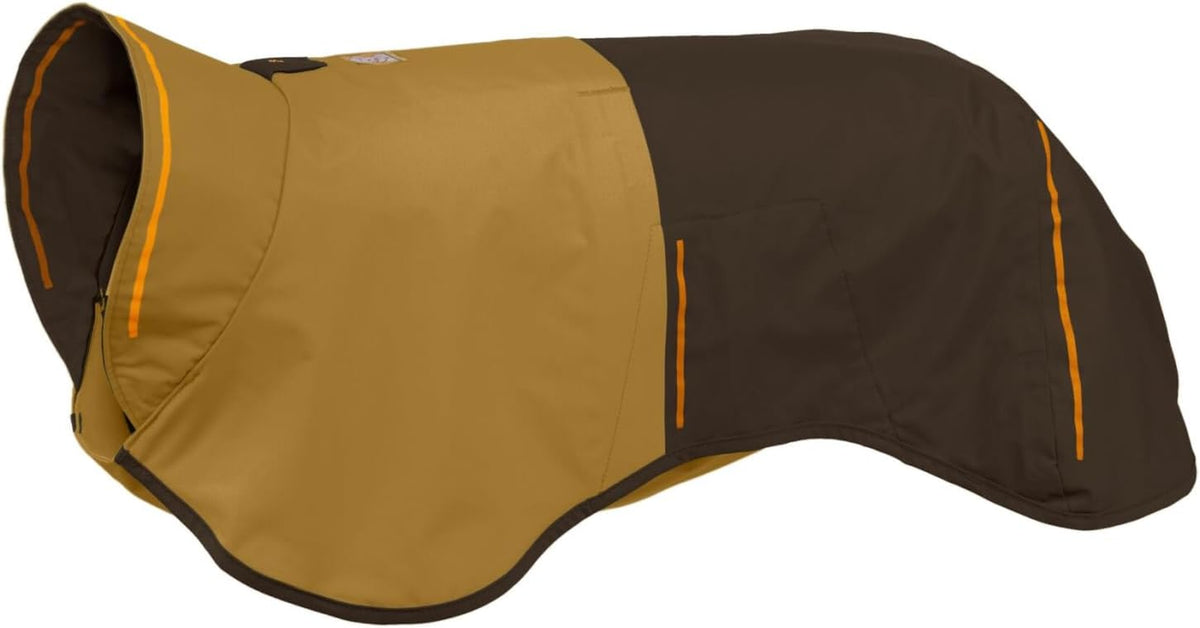 , Sun Shower Dog Raincoat, Earth Brown, Large