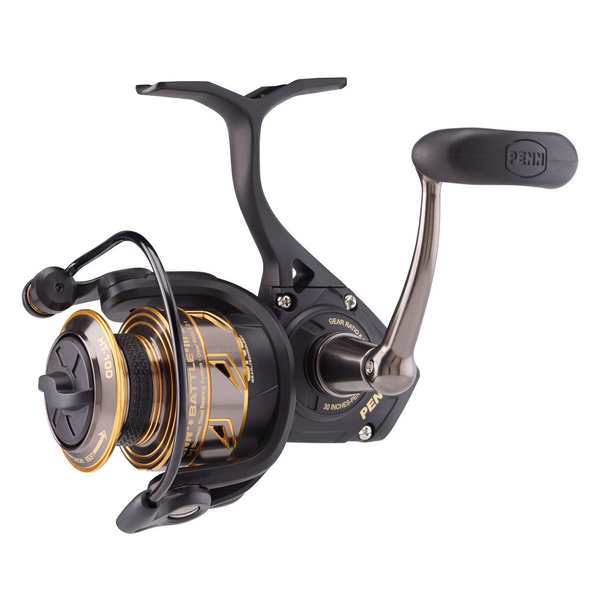 Battle III Spinning Inshore Fishing Reel, Size 2000 (1518030)