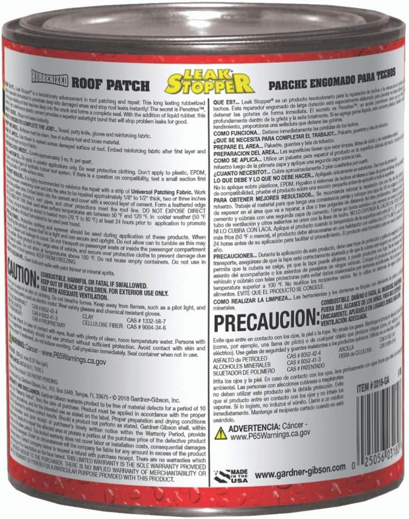 Rubber Flexx Liquid Rubber Coating - Seal & Waterproof Protection – for Boats, Roof, Tents, Machinery, Buildings, Interior, Exterior – 1 Quart Black