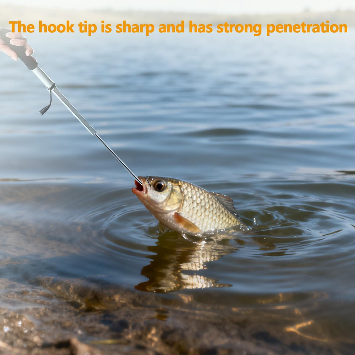 Telescopic Fish Gaff with Stainless Sea Fishing Spear Hook Tackle