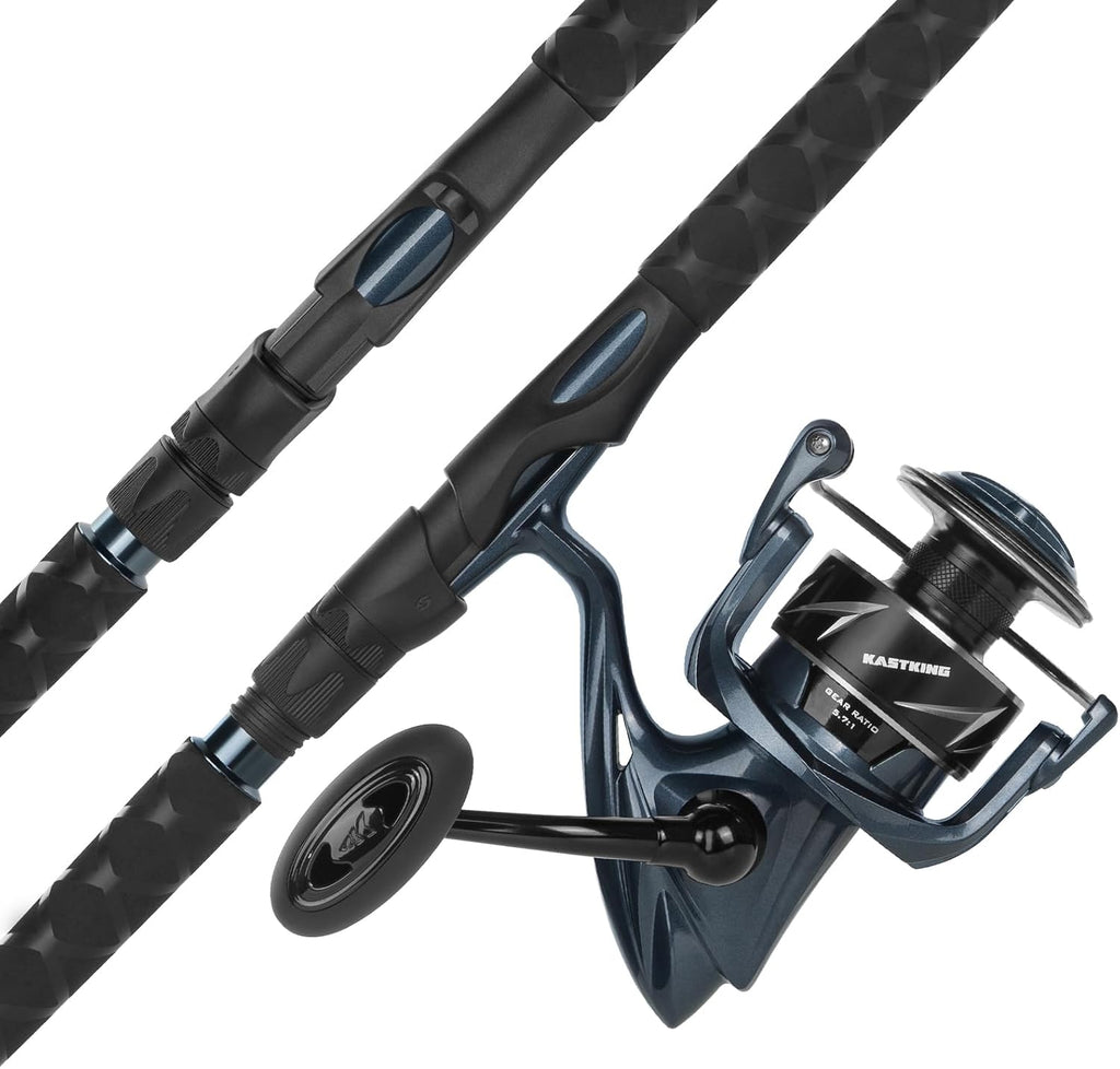 Rekon Saltwater Fishing Rod and Reel Combo, Spinning Reel Combo