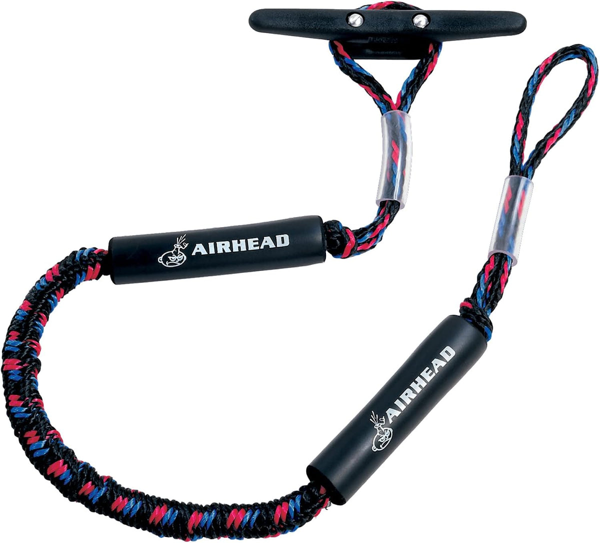 AIRHEAD AHDL-5 Bungee Dock LINE 5', 5-Feet, Black/Blue/Red