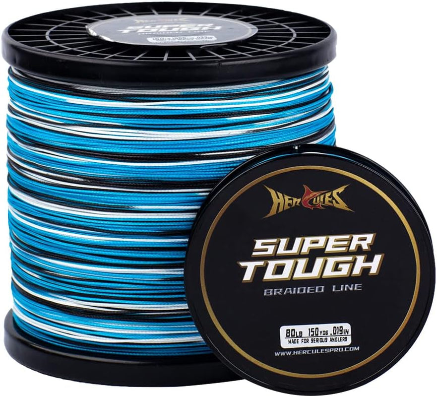 Super Tough Braided Fishing Line, 4 Lb - 160 Lb Braid Lines