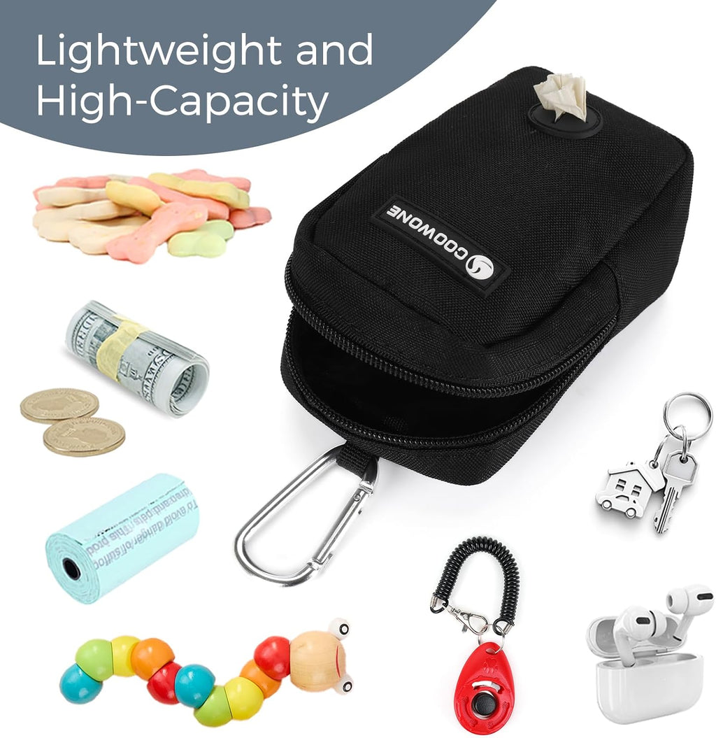 Dog Treat Pouch with Clip, Hands-Free Training Pouch