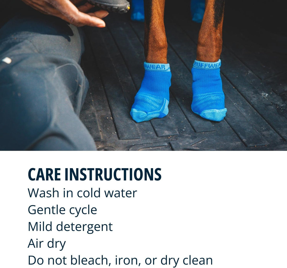, Bark'N Boot Dog Socks - 4 Count, Blue Pool, 2.50 In/ 2.75 In