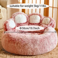 Fluffy Dog Bed Large Pet Products Dogs Beds Sofa Cute Bear Paw Shape Pets Kennel Mat Puppy Cats Supplies Basket Pet Accessories