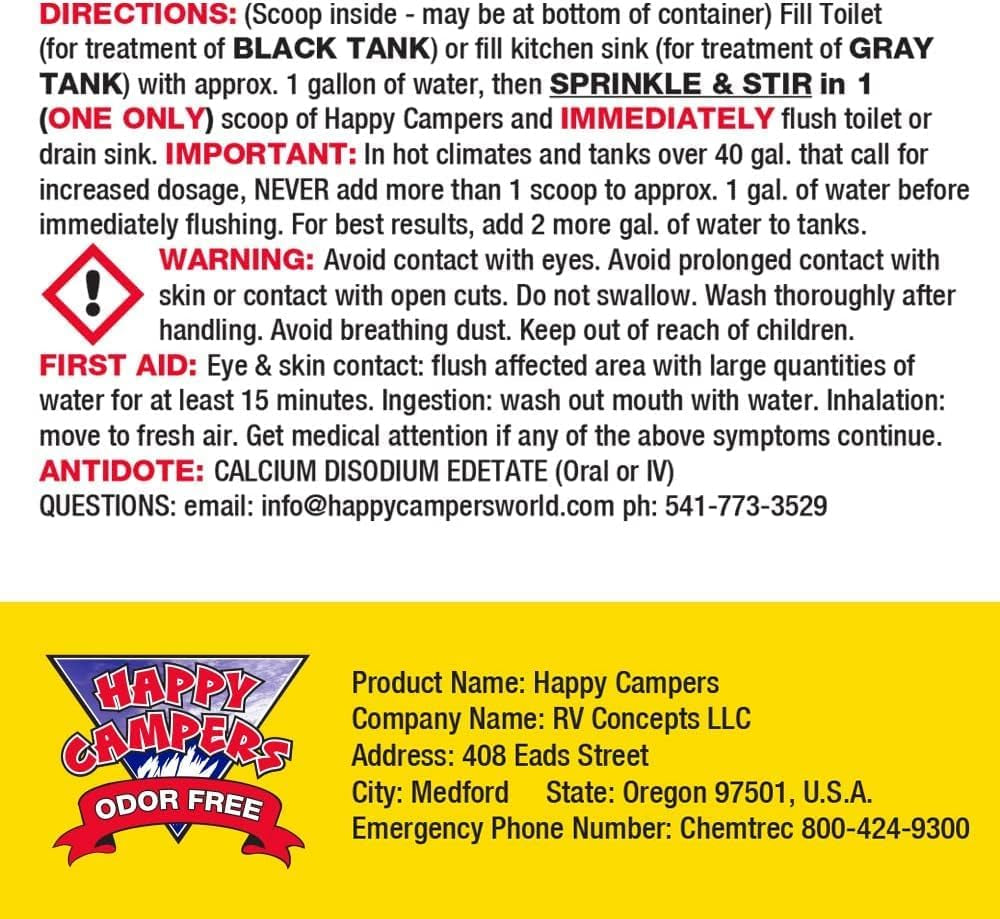 RV Toilet & Holding Tank Treatment – 18 Treatments