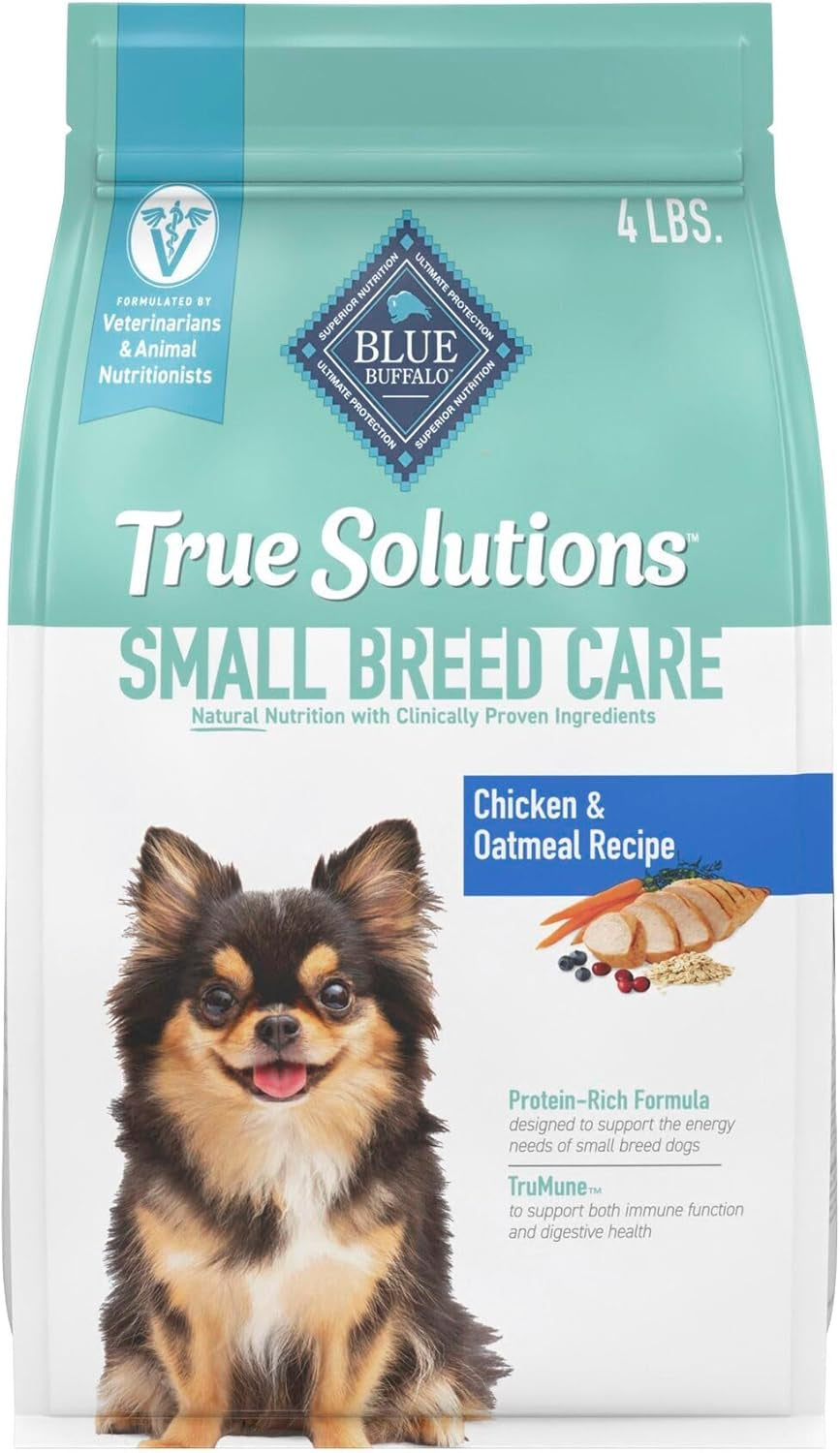 True Solutions Small Breed Care Chicken Dry Dog Food, 4 Lb