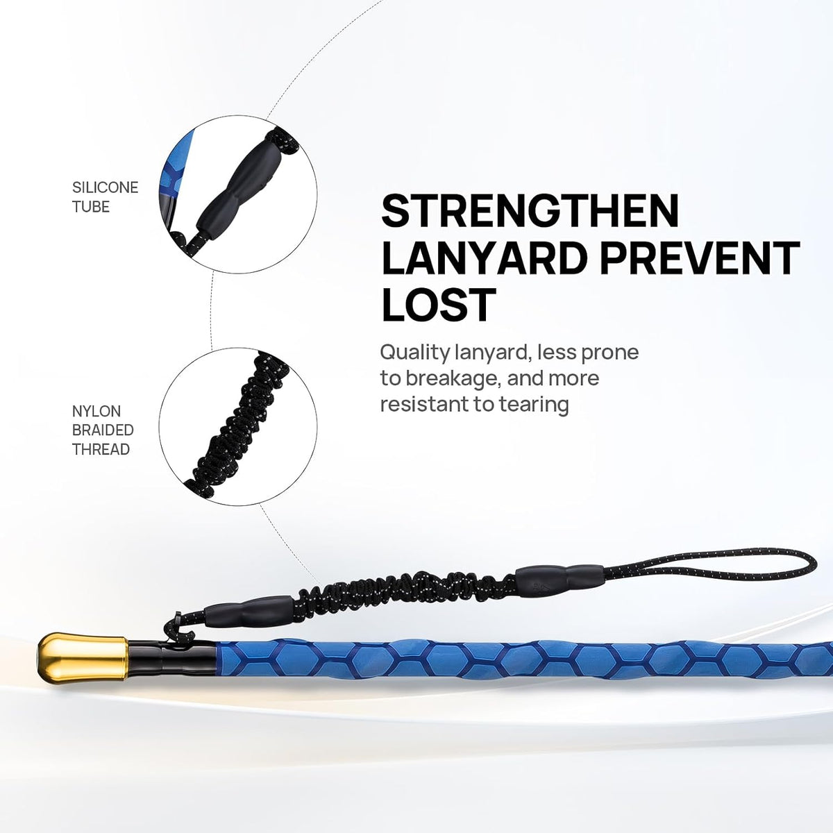 Carbon Fiber Fishing Gaff Saltwater Fish Gaff with S316 Stainless Steel Fishing Hook