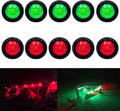 (5 Red + 5 Green) Waterproof Marine Boat LED Lights, Underwater & Deck Courtesy Lights, 12V for Yacht, Boat, Fishing, Pontoon, Sailboat, Kayak