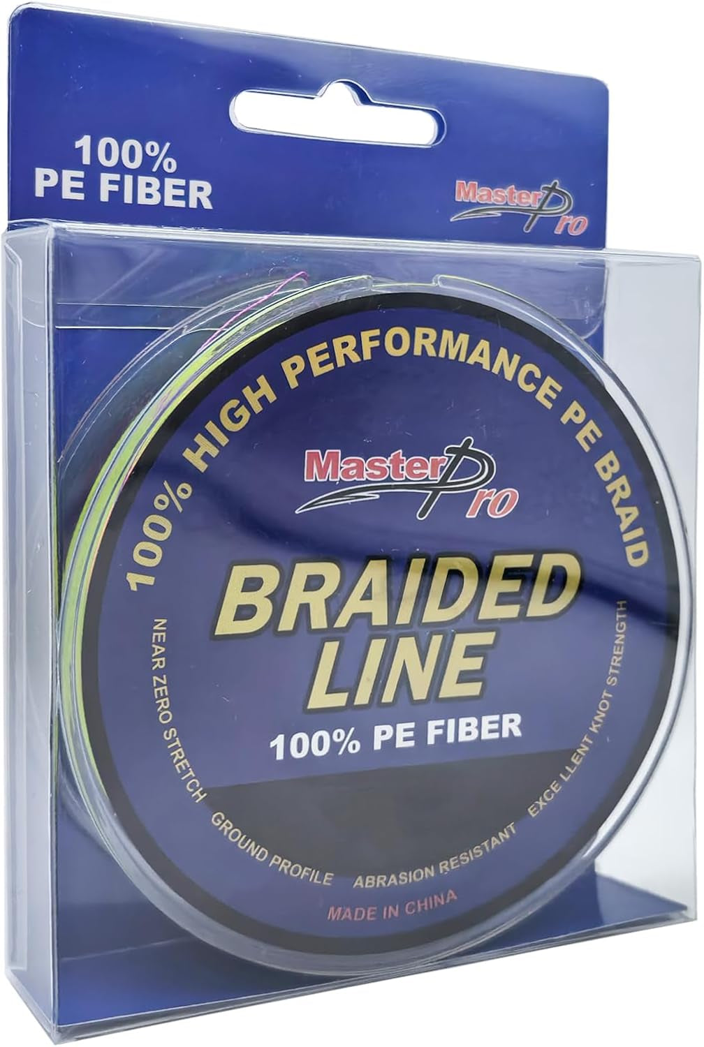 PE Fiber 150 Yard Fishing Line, Colored, Abrasion Resistant 4 Strand Braided Strong String, 10Lb 15Lb 20Lb 25Lb 30Lb 40Lb 50Lb 80Lb 100Lb Thin Diameter Superline