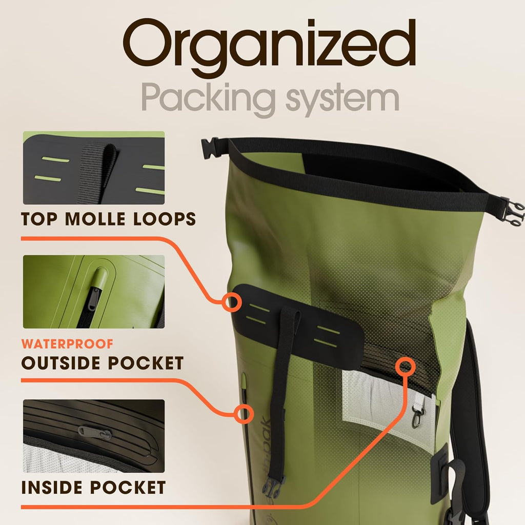 Waterproof Dry Bag Backpack 85L - Kayaking Boating Fishing Rafting Marine