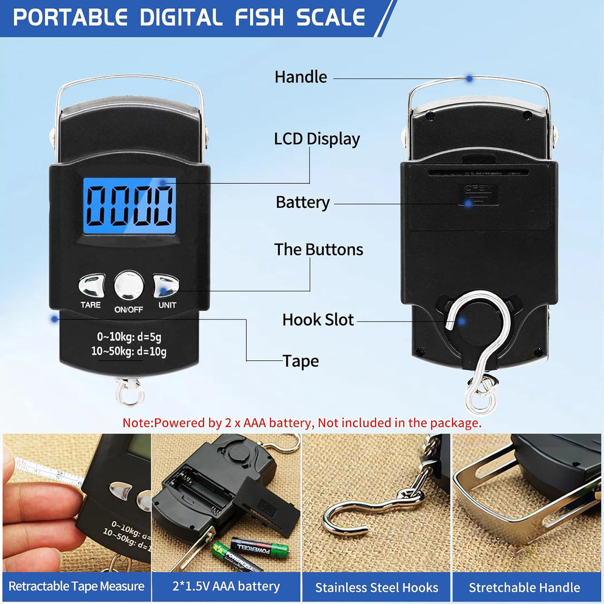 Fishing Tool Kit Fishing Pliers Fish Gripper Fishing Scale Fish Grip Tools Set Saltwater Resistant Fishing Gear