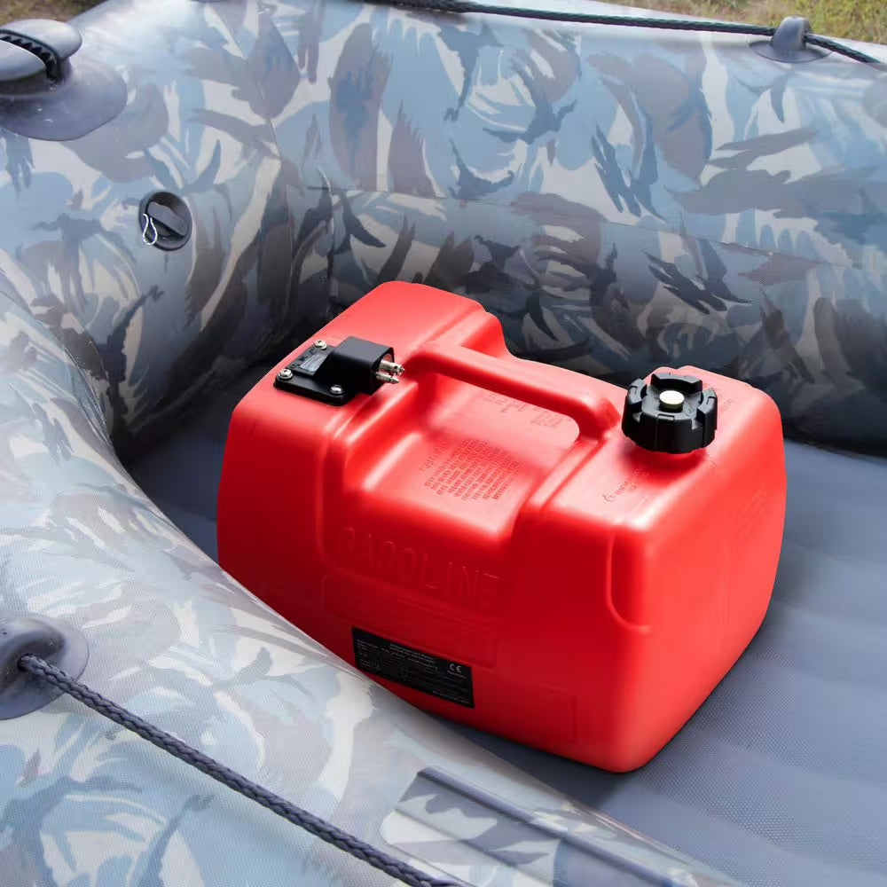 Marine Fuel Tank, 3.17 Gal., Portable Boat Fuel Gas Tank for Outboard Engine Boats, Outboard Marine Boat Fuel Tank