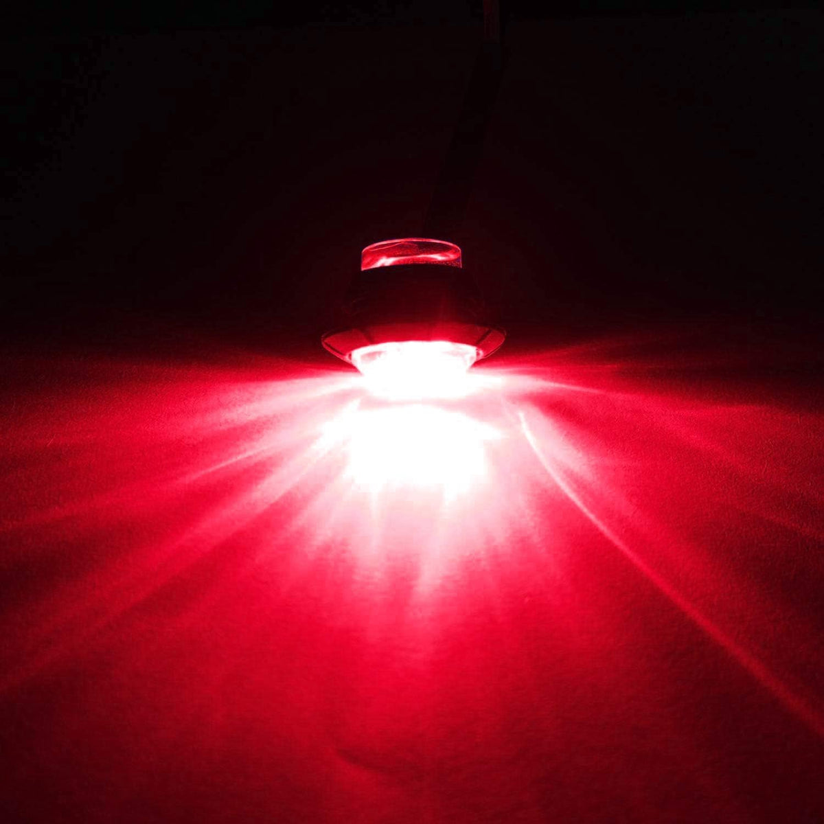 (5 Red + 5 Green) Waterproof Marine Boat LED Lights, Underwater & Deck Courtesy Lights, 12V for Yacht, Boat, Fishing, Pontoon, Sailboat, Kayak