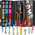 Crimping Tool Kit for Heat Shrink Connectors, 22-10 AWG, 18 Types