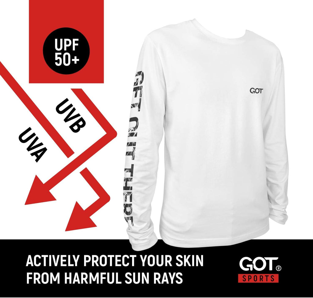 UPF 50+ Fishing T Shirts for Men Women Long Sleeve - UV Sun Protection