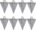 Pyramid Sinkers Fishing Weights Saltwater Pyramid Weights for Surf Fishing Gear Tackle 1Oz 2Oz 3Oz 4Oz 5Oz 6Oz 8Oz