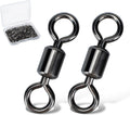 Fishing Swivels Rolling Barrel Swivels High Strength Stainless Steel Rolling Swivels Fishing Hook Line Connector Tackle Accessories