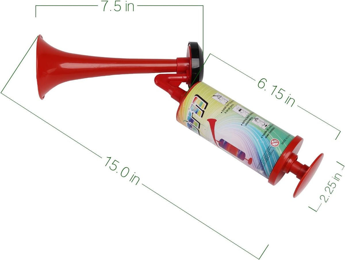 Air Horn for Boat Graduation Party Sports Events Bear, ABS Portable Air Pump