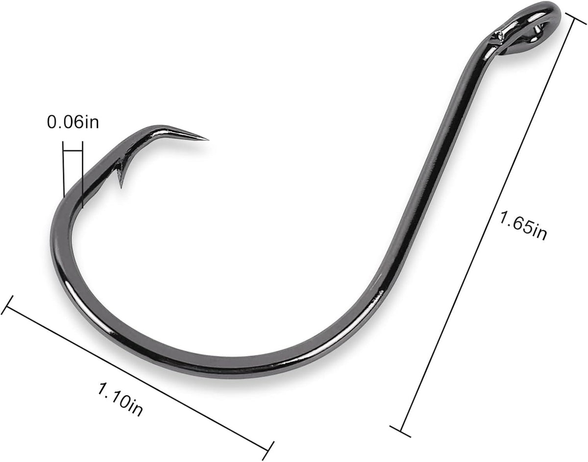 Circle Hooks Saltwater Fishing Hooks for Catfish Octopus Fish Hook
