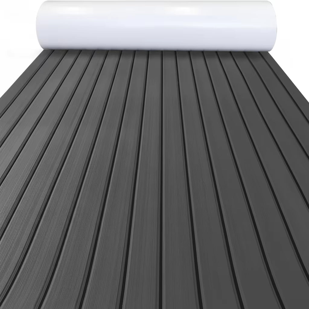 2400*450Mm EVA Foam Boat Decking Sheet Mat Anti-Skid Faux Teak Yacht Marine Flooring Pad Accessories Self-Adhesive Vehicle Pad
