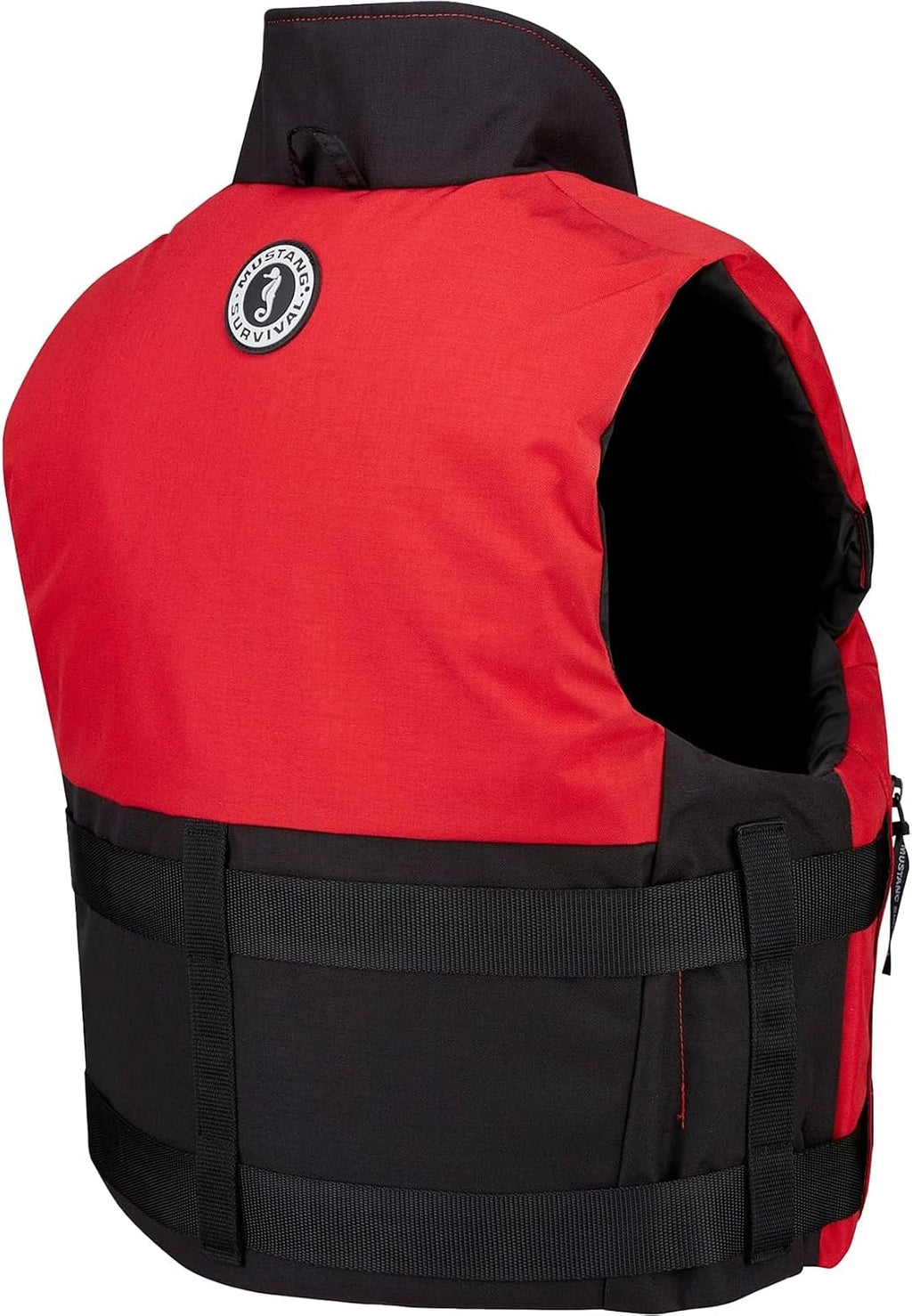 Accel 100 Fishing Foam Vest - Red/Black, Large