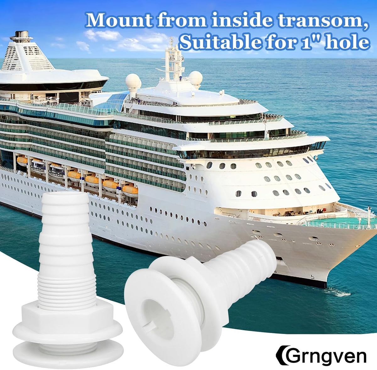 Marine Plastic Thru-Hull Fittings for Boats, Thru Hull Fittings for Boats and Yachts
