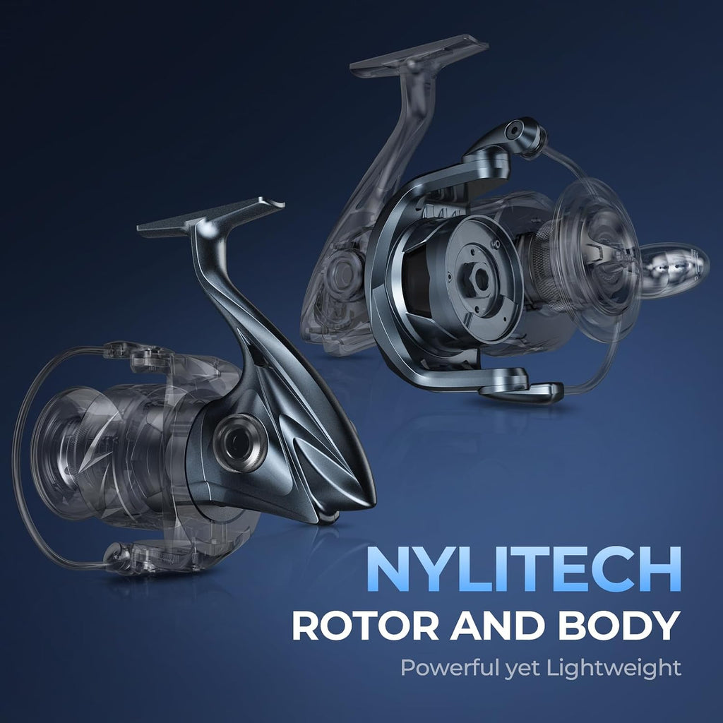 Rekon Saltwater Fishing Rod and Reel Combo, Spinning Reel Combo