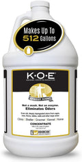 K.O.E. Apricot Odor Eliminator Concentrate for Strong Odor for Cages, Runs & More – Home & Kennel W/Safe, Non-Enzymatic Formula - 128 Oz