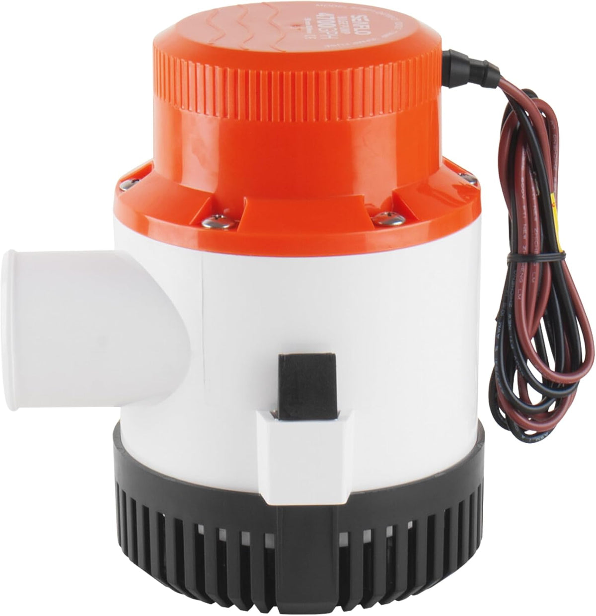 01 Series 4700 GPH Bilge Pump – 12V, 2" Outlet, Marine Submersible Pump, Anti-Airlock Protection, Snap-Off Strainer Base, CE & Rohs Certified – 4-Year Warranty