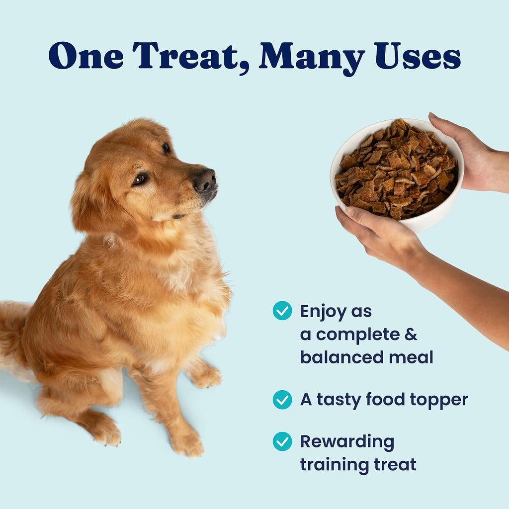 Air Dried Dog Food Topper & Treats for Picky Eaters, Chicken 1Lb