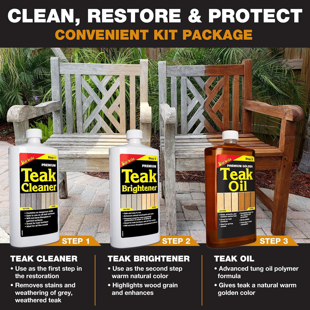 Teak Oil, Premium Teak Care & Restoration