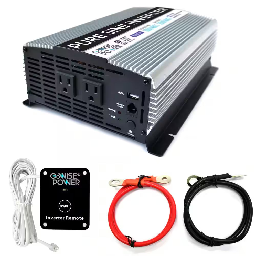 1,000-Watt Continuous/2,000-Watt Peak Pure Sine Wave Inverter