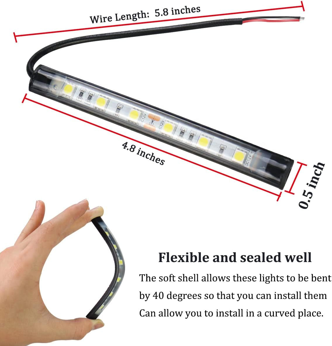 Marine Led Night Fishing, Boat Interior Courtesy Lights, No Drilling Install, Blue