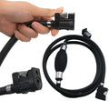 32-858104K08 Outboard Fuel Line Hose Kit 5/16" 10 Ft Replacement for Yamaha Marine Johnson Mercury Outboard 4 Hp-200 Hp with Primer Bulb Tank Quick Female Connector
