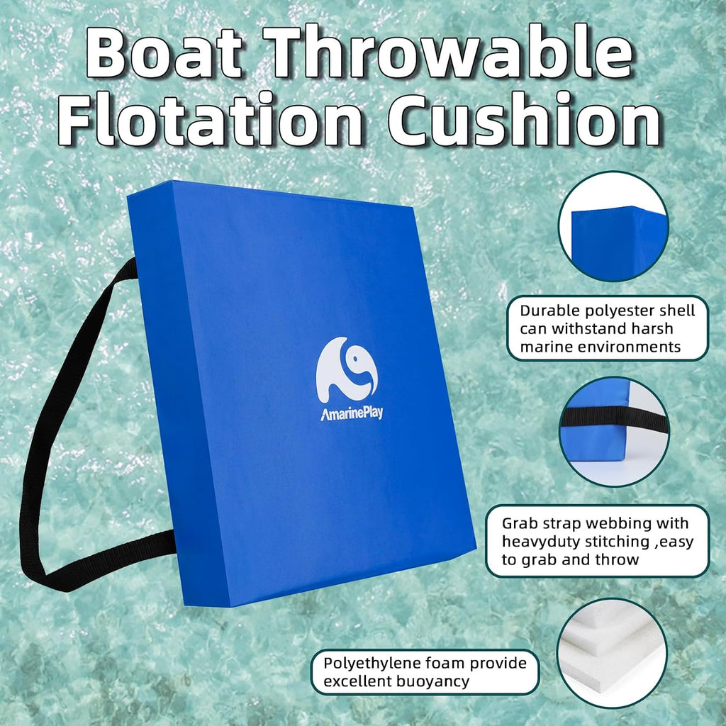 Boat Throwable Flotation Device Emergency Marine Foam Flotation Cushion