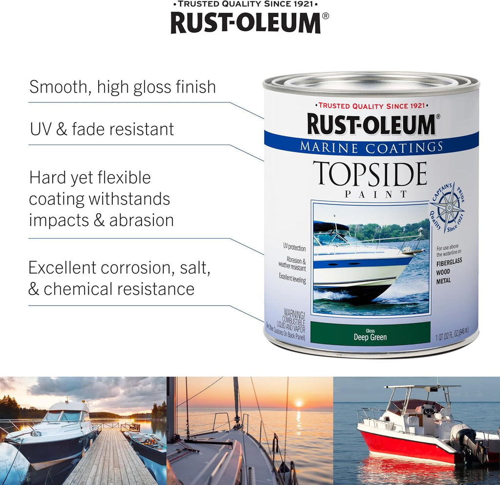 Marine Topside Semi-Gloss Navy Blue Boat Paint
