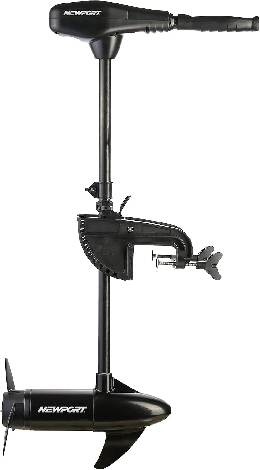 Newport Nv-Series Thrust Saltwater Transom Mounted Trolling Electric Trolling Motor W/Led Battery Indicator