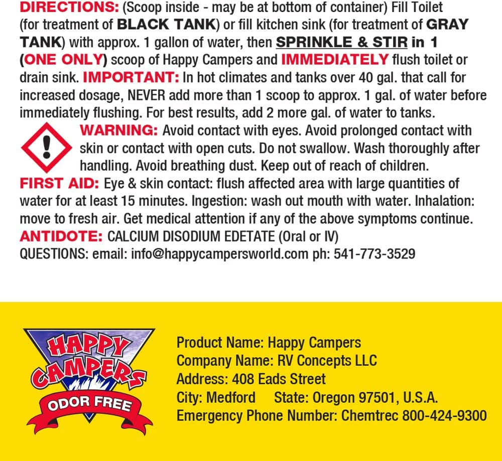 RV Toilet & Holding Tank Treatment – 18 Treatments