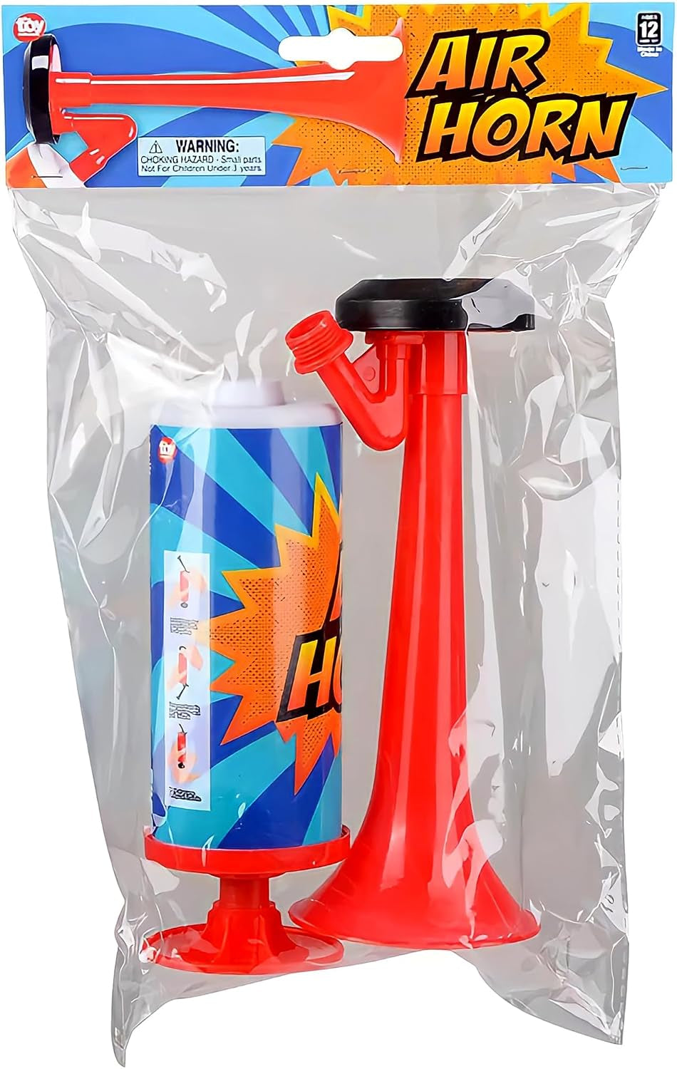 Super Blast 7218 Pump Air Horn (Color May Vary), Red