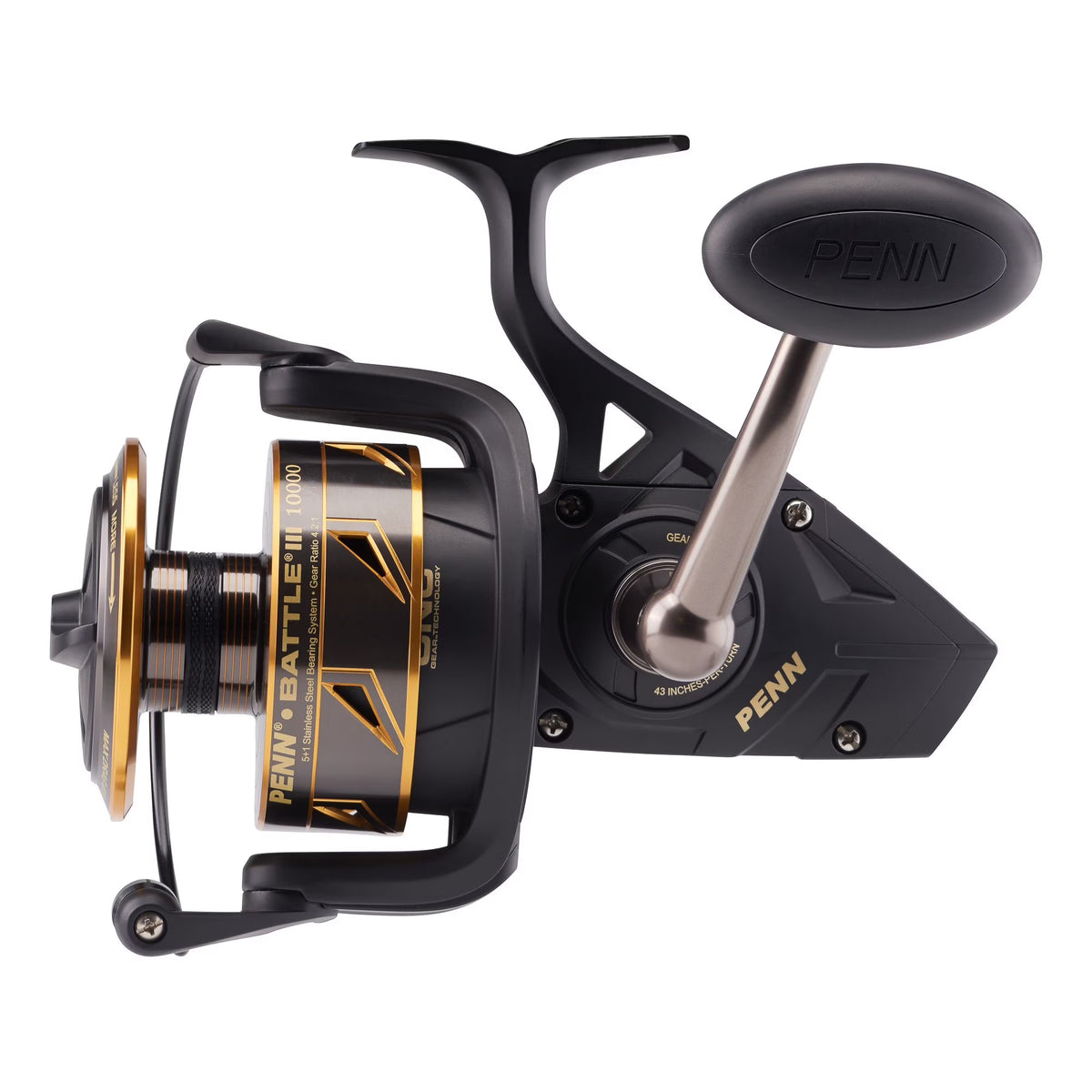 Battle III Spinning Nearshore/Offshore Fishing Reel, Size 10000