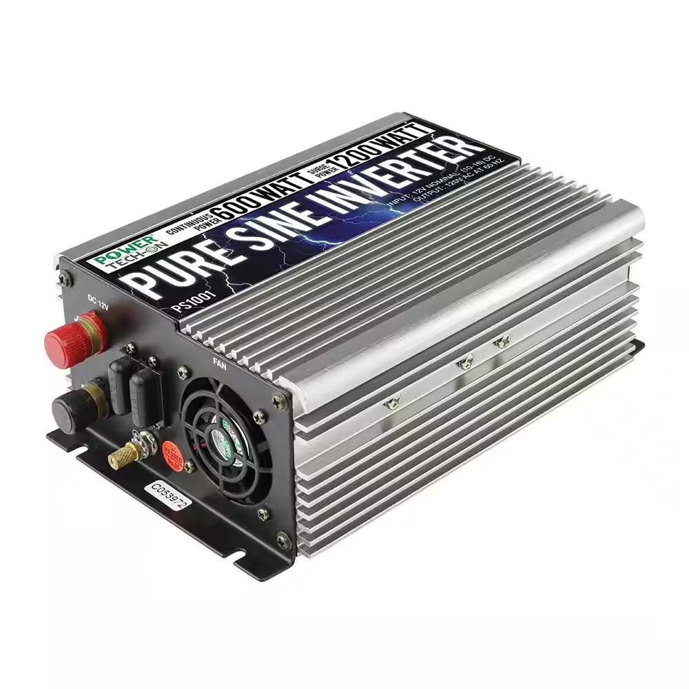 600-Watt Continuous/1200-Watt Peak Pure Sine Wave Inverter