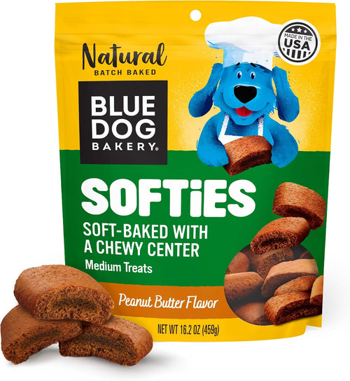 Natural Dog Treats, Softies, Peanut Butter Flavor, 16.2Oz Bag, 1 Bag