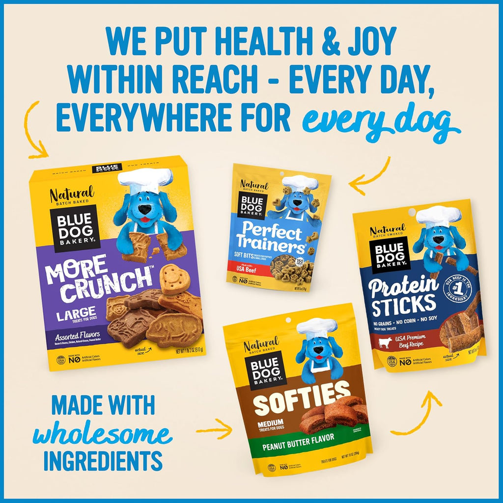 Natural Dog Treats, Softies, Peanut Butter Flavor, 16.2Oz Bag, 1 Bag
