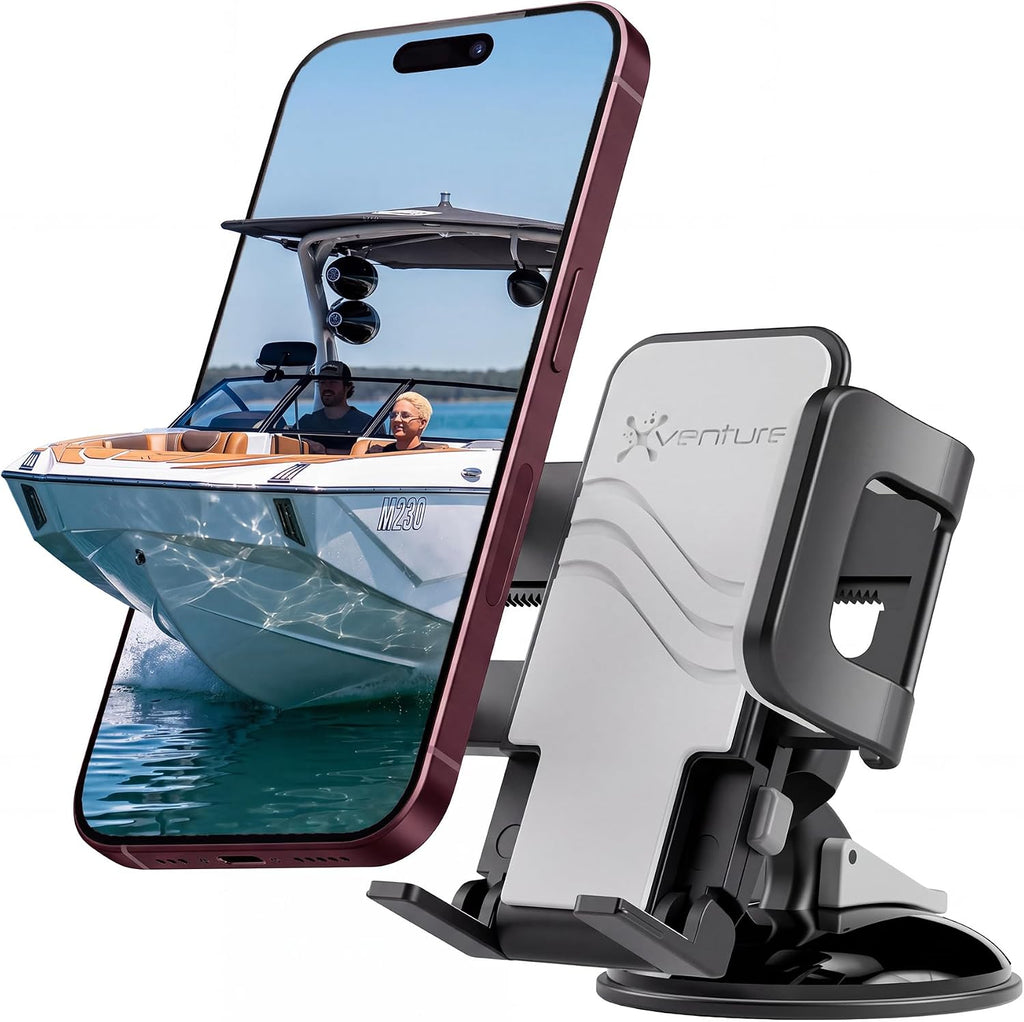 Xventure Griplox Waterproof Phone Mount, Boats Phone Holder for Kayak