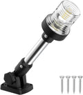 9 Inches Anchor Light Stern Light for Boats, White Boat Navigation Lights LED Waterproof IP67, Rear LED Marine Running Lights for Pontoon, Jon Boat, Fishing Boats