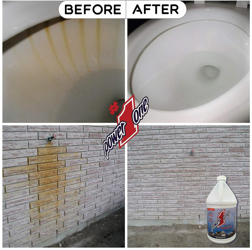 Boat Hull Cleaner for Fiberglass Boats 1 Gallon - Hard Water Stain Remover, Rust Removal Liquid, Calcium Remover, Gel Coat Cleaner, Marine Hull Cleaning Solution for Fiberglass and Waterline Stains
