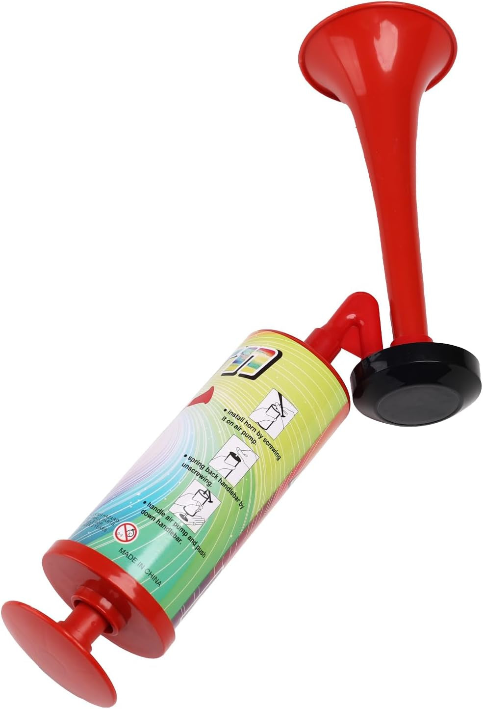 Air Horn for Boat Graduation Party Sports Events Bear, ABS Portable Air Pump
