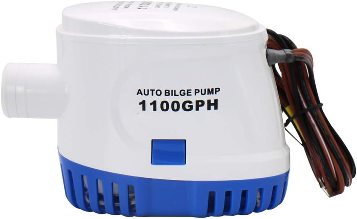 12V 1100GPH Bilge Pump with Float Switch